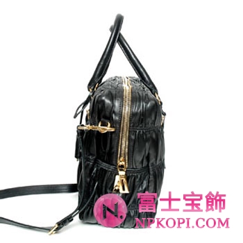 プラダ（PRADA）NAPPA GAUFRE　レディース2wayハンドバッグ　ブラック　BL0733-QRD-002 